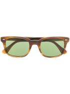 Moscot Square Framed Sunglasses - Brown