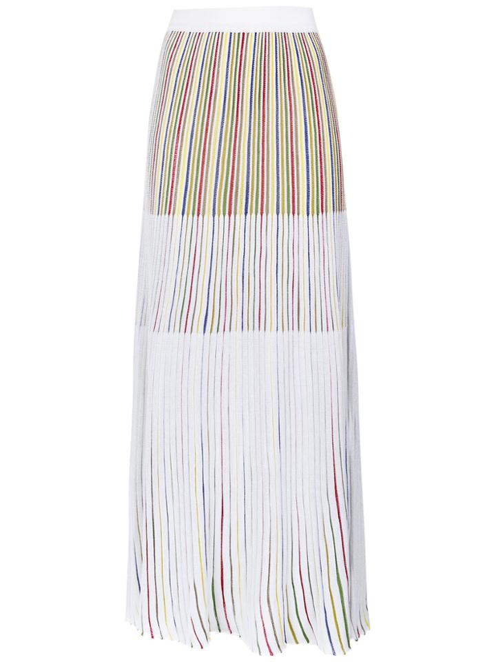 Mara Mac Knitted Skirt - White
