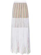 Mara Mac Knitted Skirt - White