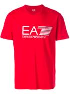 Ea7 Emporio Armani Logo T-shirt - Red
