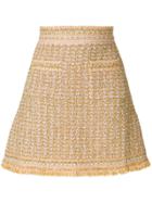M Missoni Embroidered Fitted Skirt - Metallic