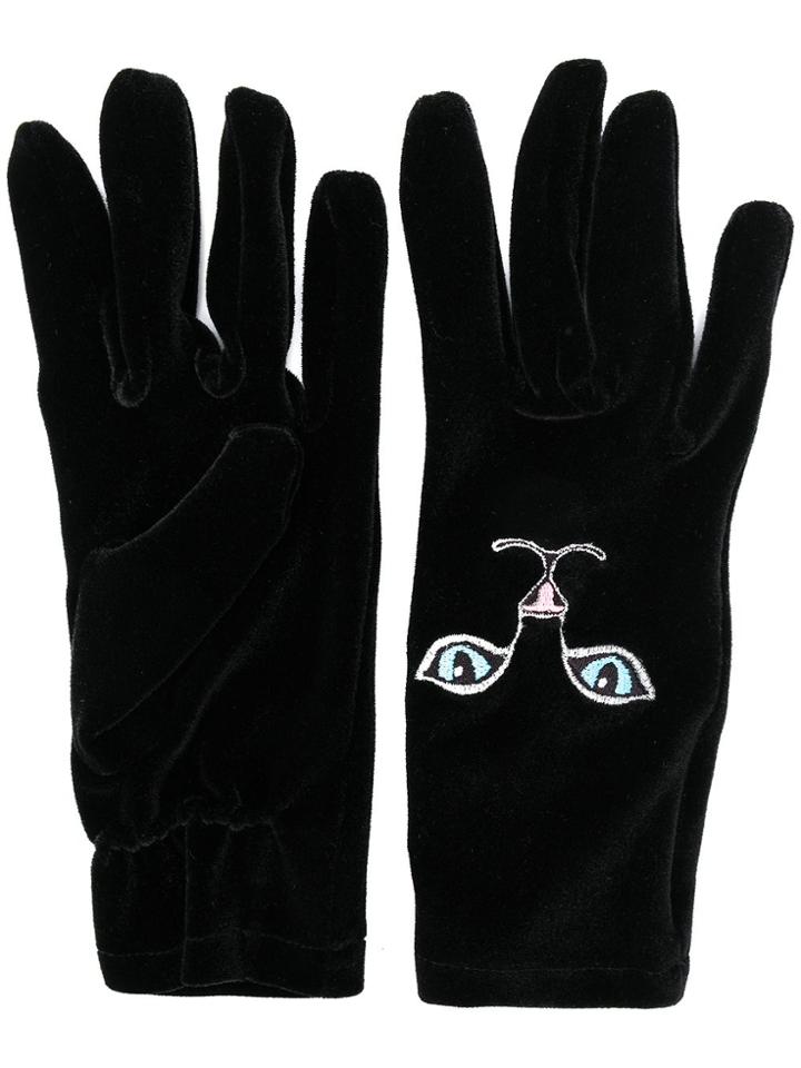 Vivetta Cat Gloves - Black