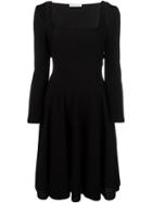 Givenchy Quilted Knit Dress, Women's, Size: Xs, Black, Silk/polyamide/spandex/elastane/viscose