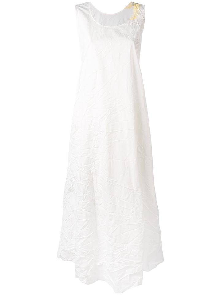 Daniela Gregis - Flared Midi Dress - Women - Cotton - 1, Nude/neutrals, Cotton