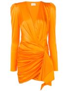 Alexandre Vauthier Deep V-neck Dress - Orange