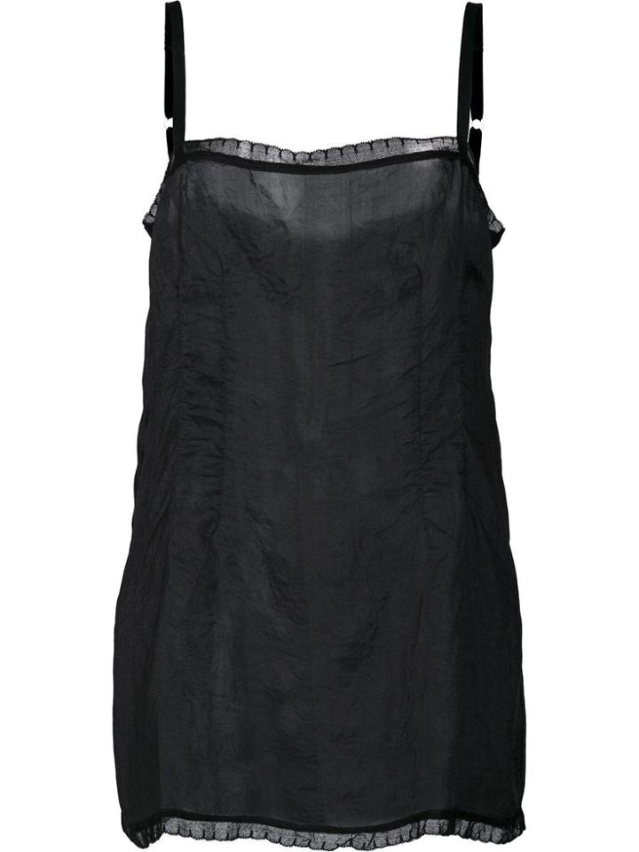 Dosa Lace Trim Cami - Black