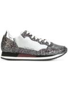 Philippe Model Paradis Glitter Sneakers - Black