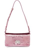 Miu Miu Sequin Shoulder Bag - Pink