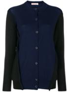 Marni - Buttoned Cardigan - Women - Virgin Wool - 44, Blue, Virgin Wool