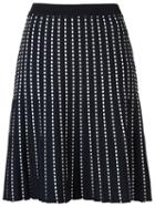 Egrey Flared Knit Skirt, Women's, Size: G, Blue, Polyamide/spandex/elastane/viscose