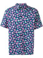 Love Moschino - Watermelon Print Shortsleeved Shirt - Men - Cotton - M, Blue, Cotton