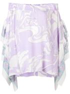 Emilio Pucci Abstract Print Blouse - Purple