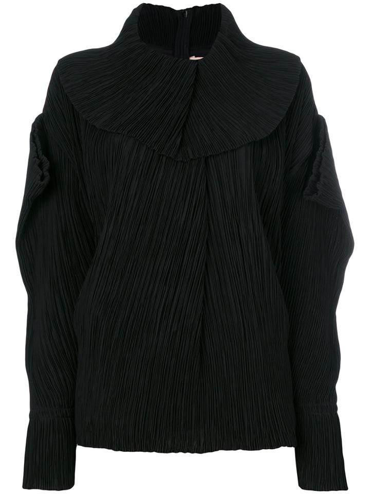 Roksanda Garland Pleated Top - Black