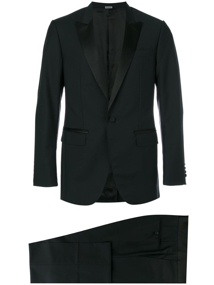 Lanvin Silk Lapel Two-piece Suit - Black