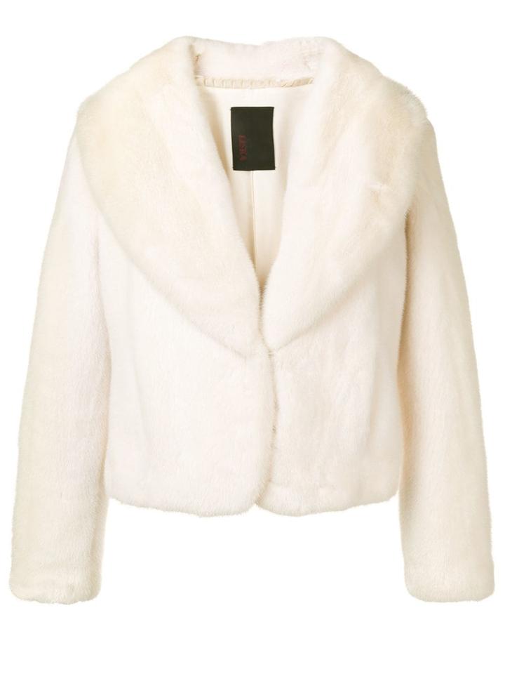 Liska Mink Fur Jacket - White