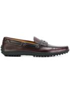 Car Shoe Classic Loafers - Brown