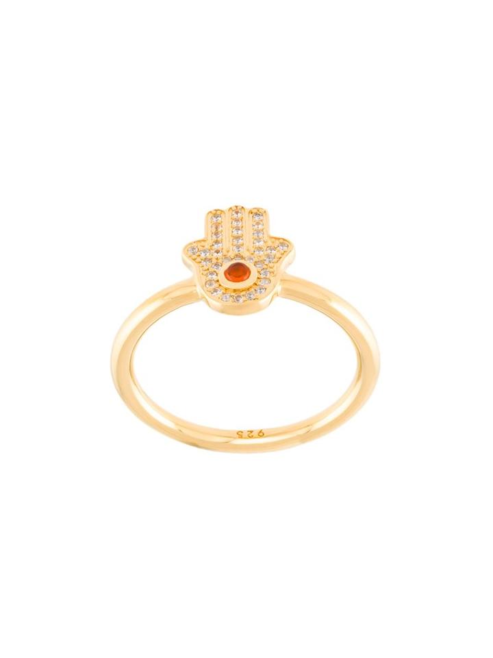 Astley Clarke 'hamsa Biography' Ring, Women's, Size: N, Metallic
