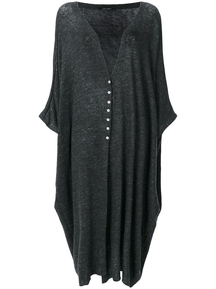 Album Di Famiglia Oversized Cardigan - Grey