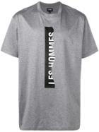 Les Hommes Logo Print T-shirt - Grey