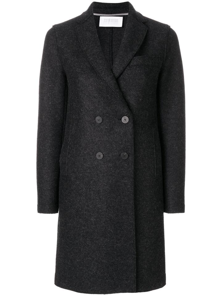 Harris Wharf London Double Breasted Coat - Grey