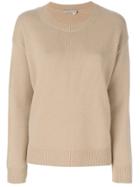 Vince Ribbed Detail Jumper - Nude & Neutrals