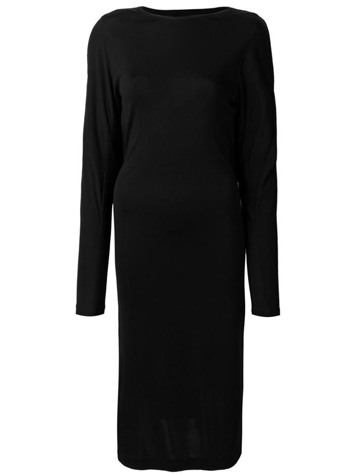 Maison Martin Margiela Vintage White Label Raw Seam Dress - Black