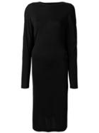 Maison Martin Margiela Vintage White Label Raw Seam Dress - Black