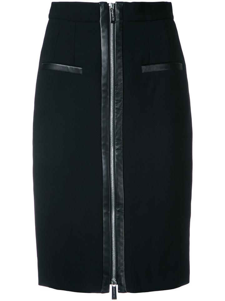 Cady Pencil Skirt - Women - Polyester - 38, Black, Polyester, Barbara Bui