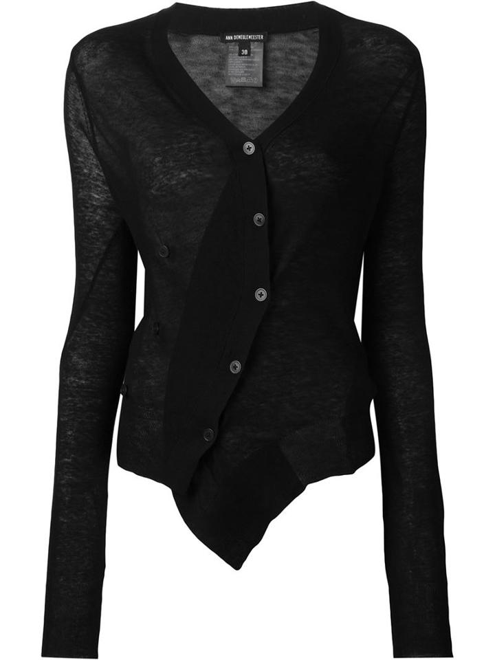 Ann Demeulemeester Asymmetric Cardigan