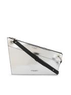 A-cold-wall* Asymmetric Logo Pouch - Silver