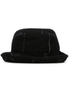 Ps By Paul Smith Patterned Trilby, Men's, Size: Small, Black, Silk/wool