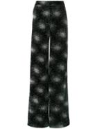 Sonia Rykiel Embellished Velvet Trousers - Black