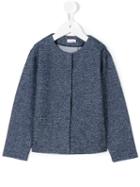 Il Gufo - Tweed Jacket - Kids - Cotton/polyamide/polyester/spandex/elastane - 4 Yrs, Blue