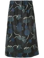 Marni Elasticated A-line Skirt - Blue
