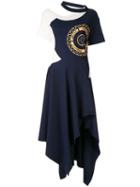 Monse Asymmetric T-shirt Dress - Blue