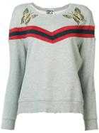 Pam & Gela - Slit Sides Sweatshirt - Women - Cotton - M, Grey, Cotton