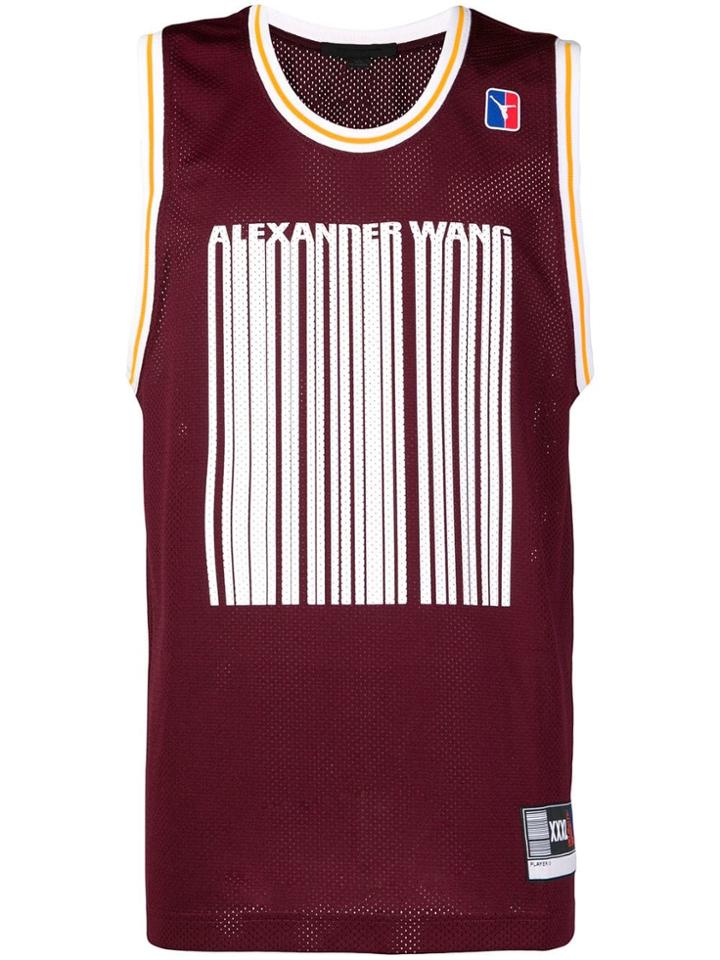 Alexander Wang Basketball Tank - Pink & Purple