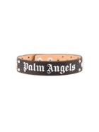 Palm Angels Logo Print Choker Necklace - Black