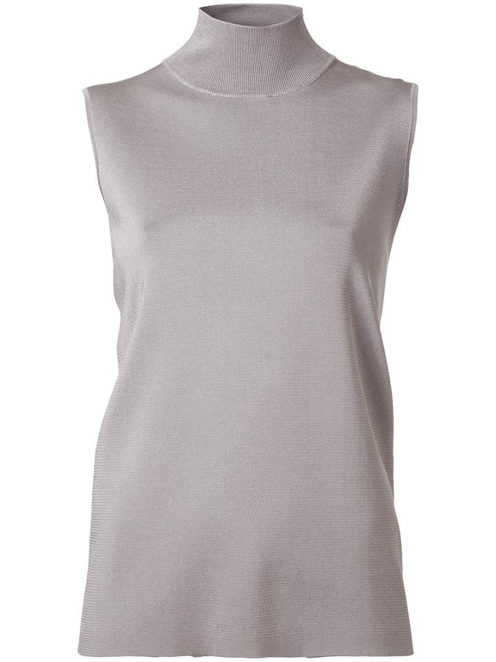 Dion Lee Loop Back Knitted Tank, Women's, Size: 8, Grey, Viscose/nylon