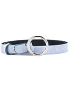 Dondup - Cintura Belt - Women - Leather - 90, Blue, Leather