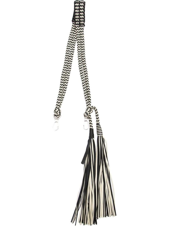 Proenza Schouler Waxed Cording Woven Strap - Black