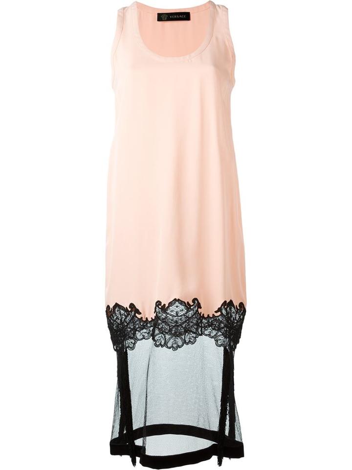 Versace Sheer Hem Dress