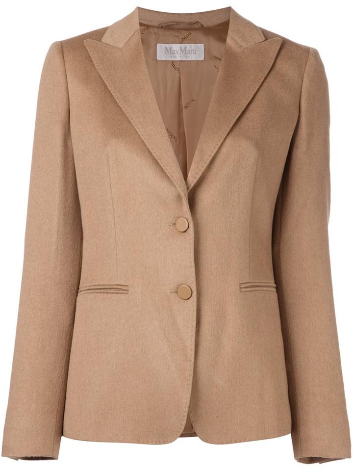 Max Mara Peaked Lapels Blazer