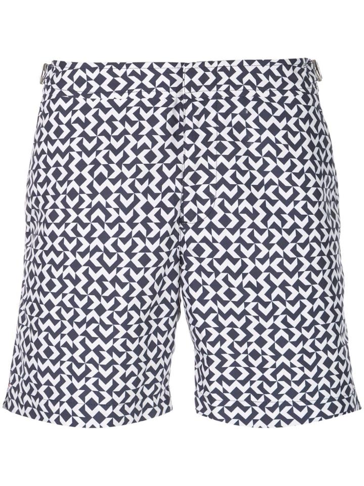 Orlebar Brown Zig-zag Swim Shorts - Multicolour
