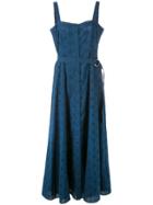 Cinq A Sept Alix Embroidered Midi Dress - Blue