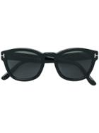 Tom Ford Eyewear Squared Polarized Sunglasses - Black