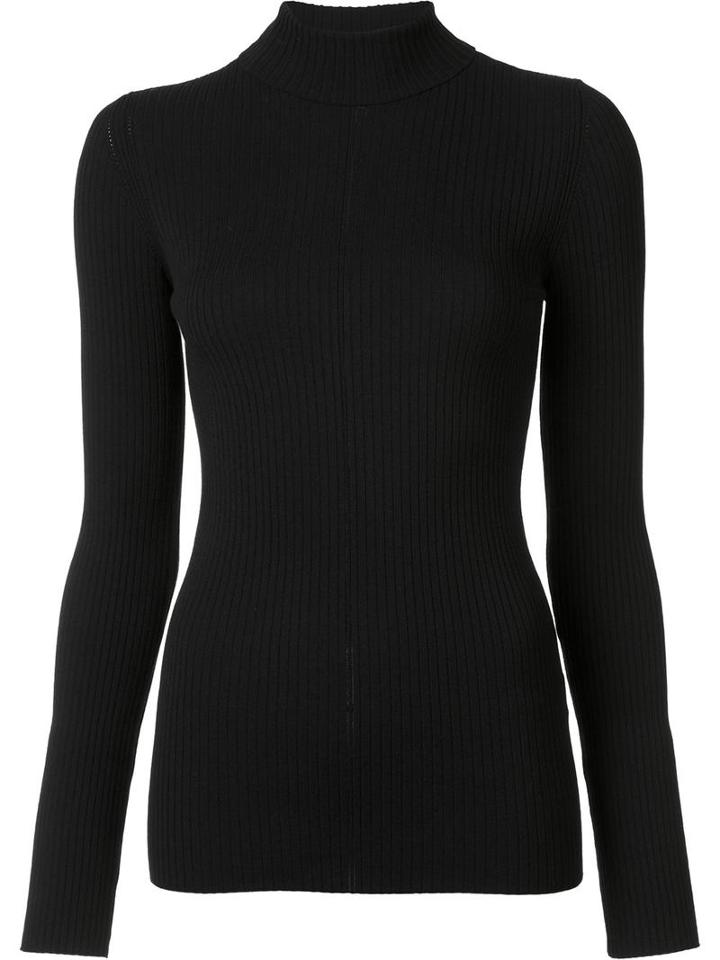 Iro Turtleneck Jumper, Women's, Size: Medium, Black, Polyester/viscose