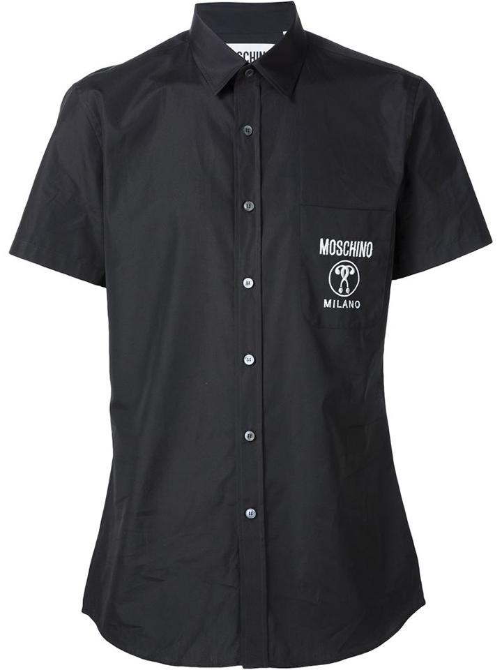 Moschino Logo Patch Pocket Shirt