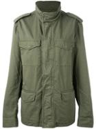 Tod's Field Jacket, Women's, Size: Medium, Green, Cotton/polyester