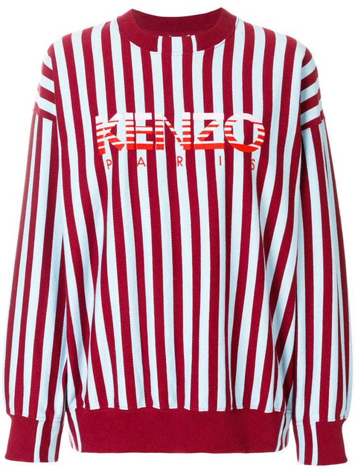 Kenzo Striped Logo Sweatshirt - Blue